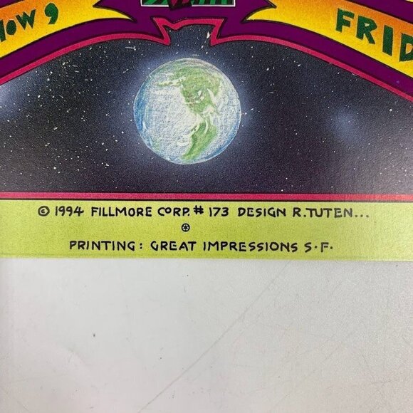 The Neville‎ Brothers Fillmore 1994 Original Concert Poster San Francisco 19x13 - Picture 4 of 10